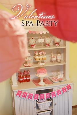 Valentine's Day Spa Party by Itsy Belle via The Party Teacher-1